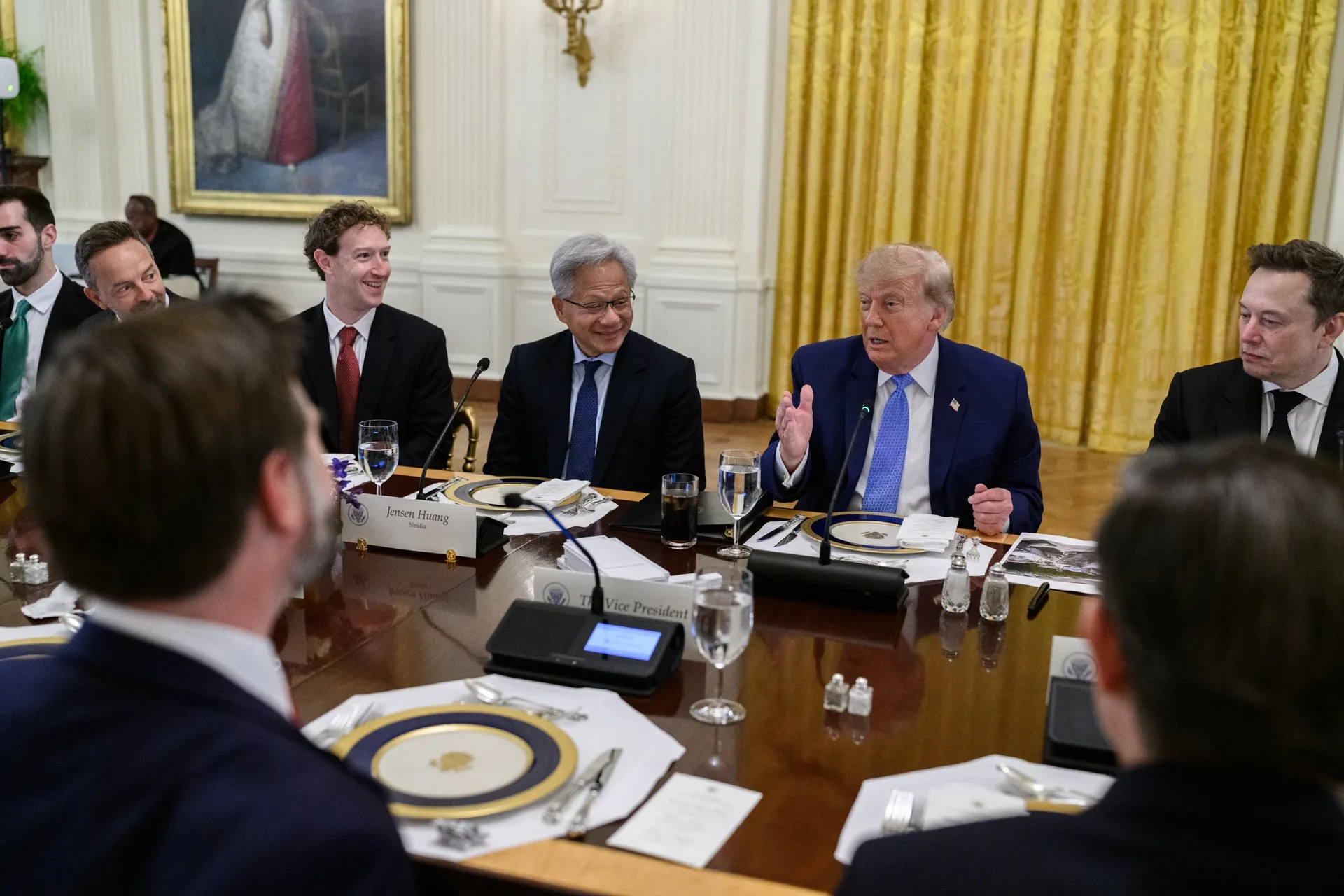 President Donald J. Trump hosts a luncheon on Super Intelligence in the East Room of the White House on September 29, 2026. Official White House photo by Daniel Torok. This is dated event context, not a photograph of Executive Order 14434 being signed.
